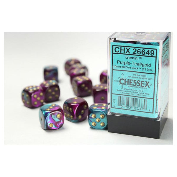 Chessex Gemini Series D6 Dice Sets - Brazos Valley Hobby & Games