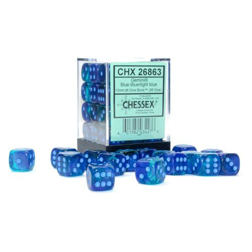 Chessex Gemini Series D6 Dice Sets - Brazos Valley Hobby & Games