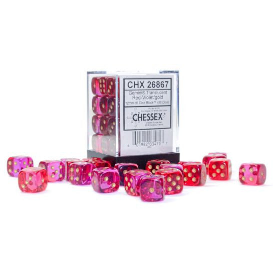 Chessex Gemini Series D6 Dice Sets - Brazos Valley Hobby & Games