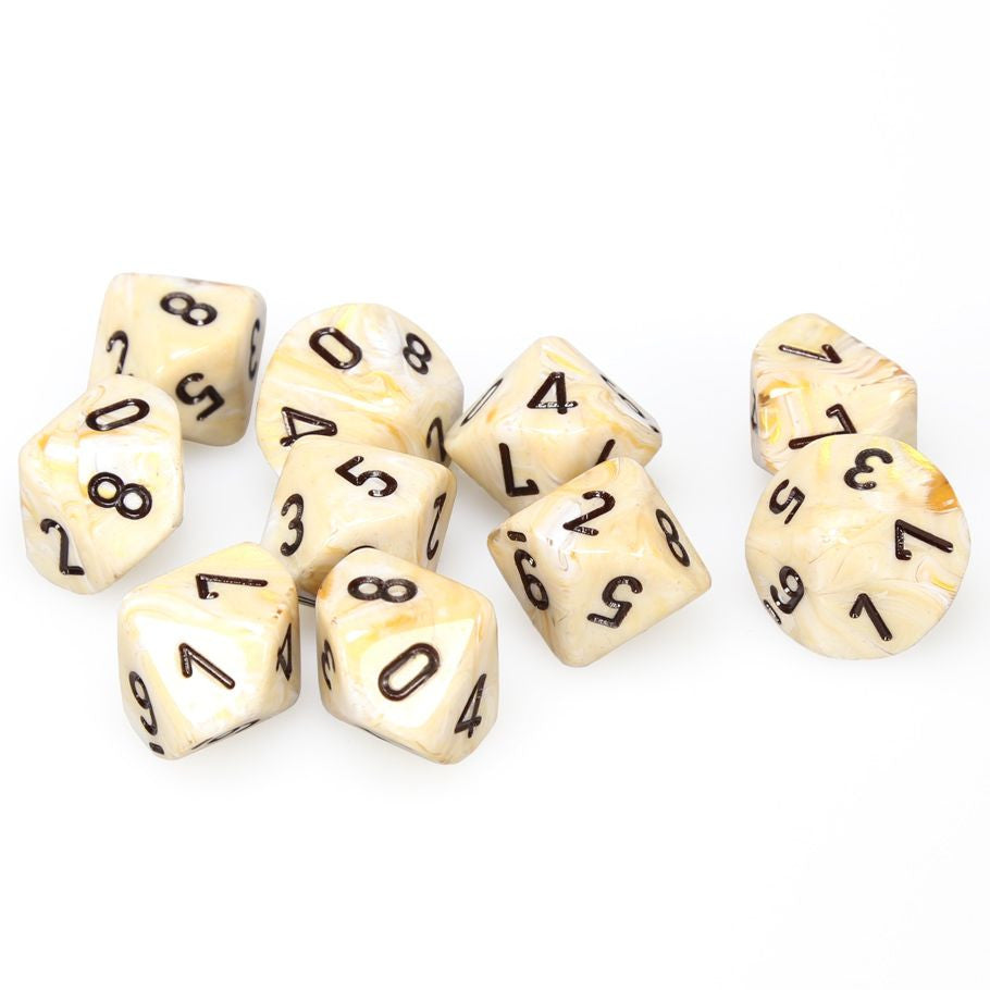 Chessex Marble Series D6 Dice Sets - Brazos Valley Hobby & Games
