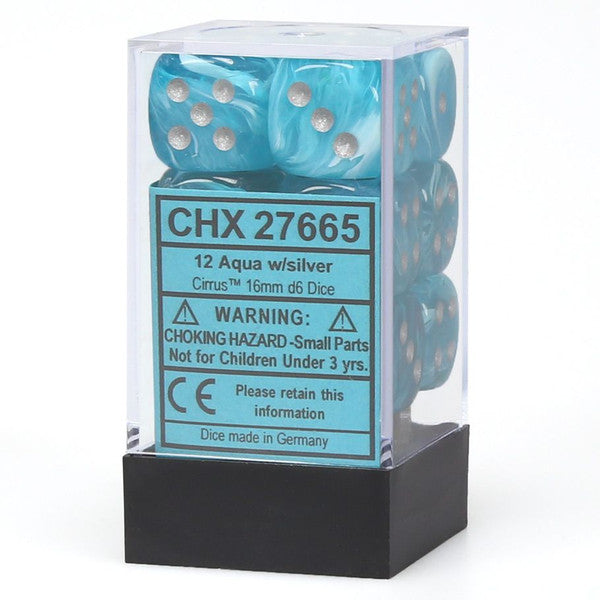 Chessex Cirrus Series D6 Dice Sets - Brazos Valley Hobby & Games