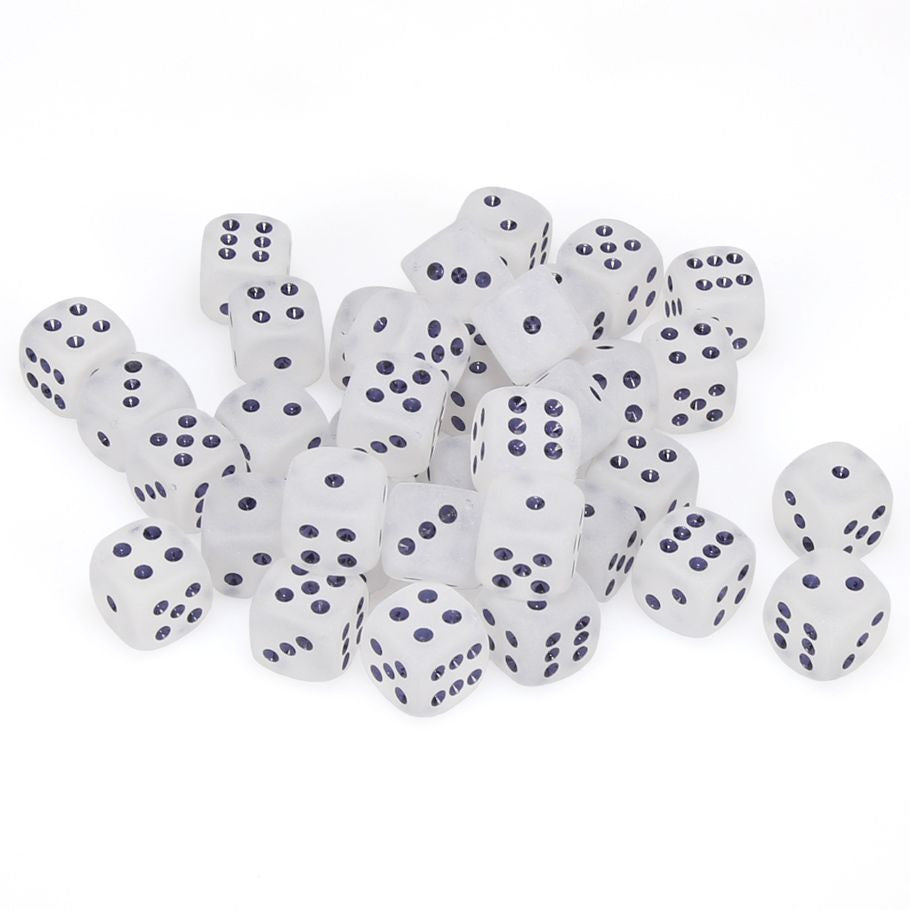 Chessex Frosted Series D6 Dice Sets - Brazos Valley Hobby & Games