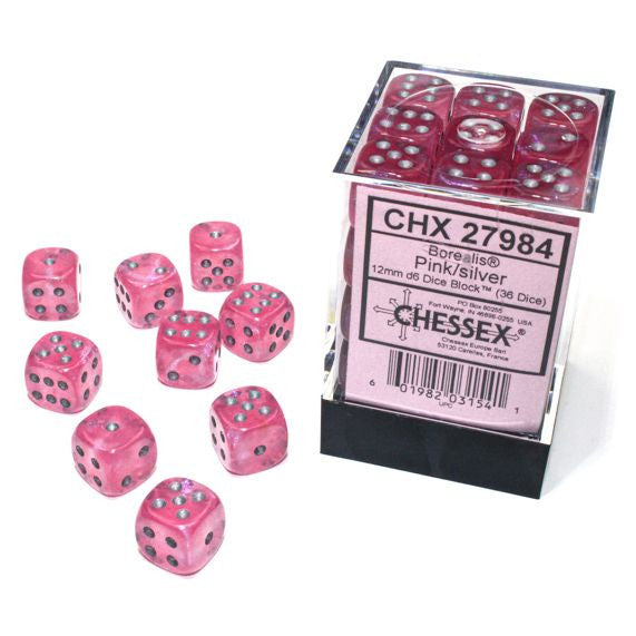 Chessex Borealis Series D6 Dice Sets - Brazos Valley Hobby & Games