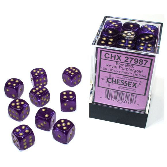 Chessex Borealis Series D6 Dice Sets - Brazos Valley Hobby & Games
