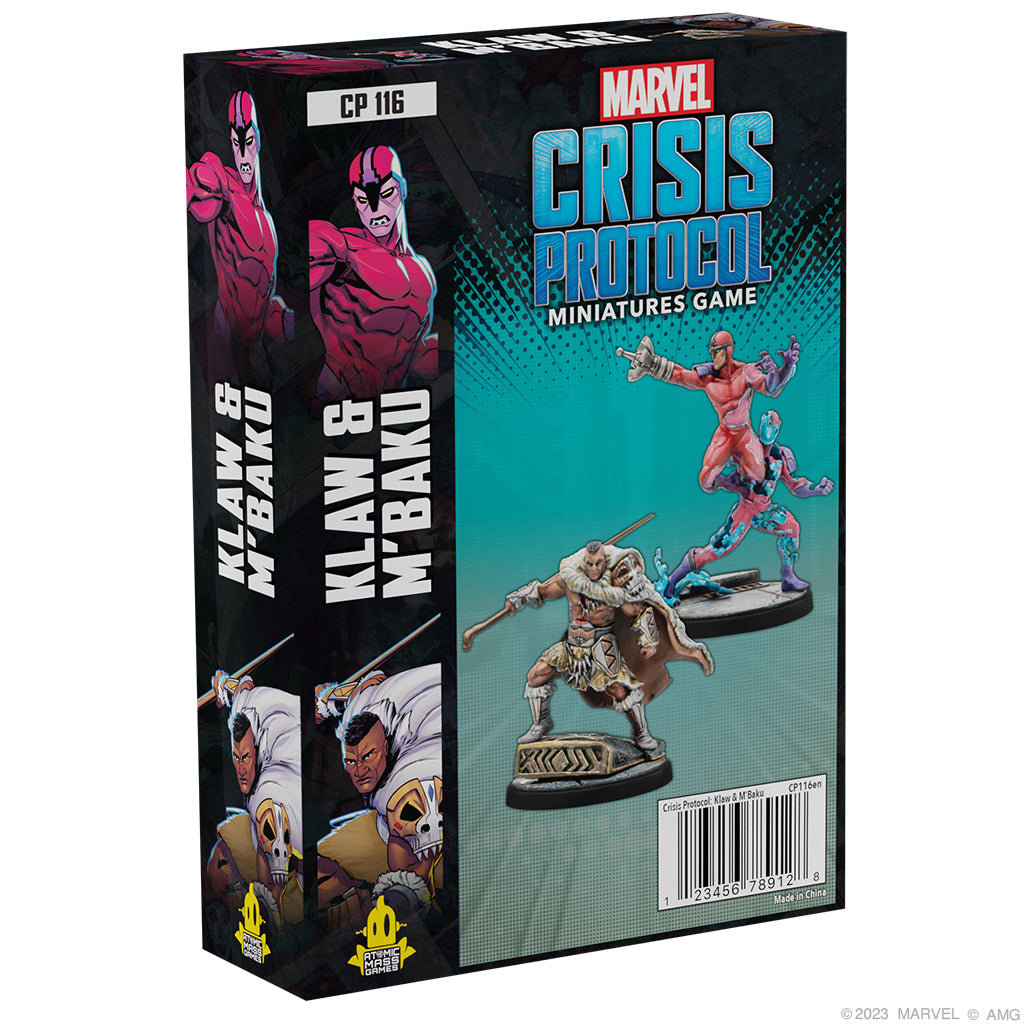 Marvel: Crisis Protocol - Klaw & M'Baku - Brazos Valley Hobby & Games