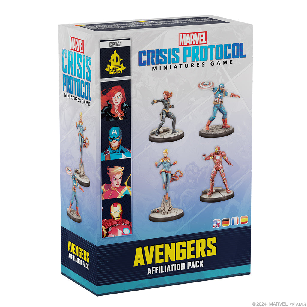 Marvel: Crisis Protocol - Avengers Affiliation Pack - Brazos Valley Hobby & Games