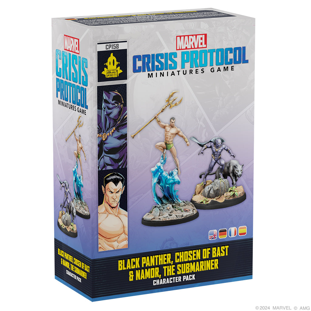 Marvel: Crisis Protocol - Black Panther, Chosen of Bast & Namor, the Sub-Mariner - Brazos Valley Hobby & Games