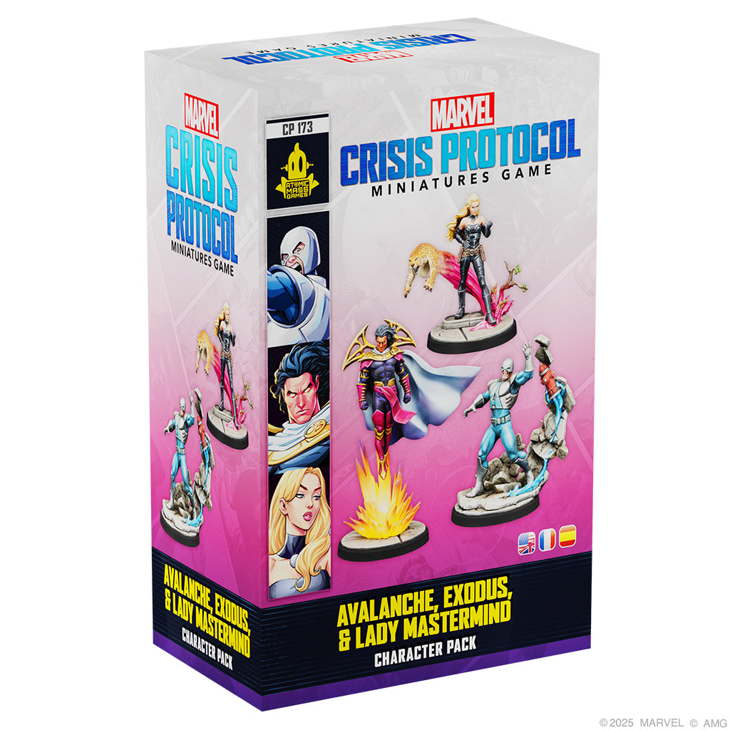 Marvel: Crisis Protocol - Avalanche, Exodus & Lady Mastermind - Brazos Valley Hobby & Games