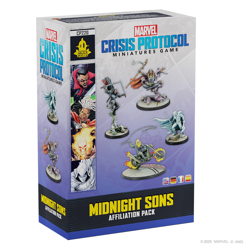Marvel: Crisis Protocol - Midnight Sons Affiliation Pack - Brazos Valley Hobby & Games