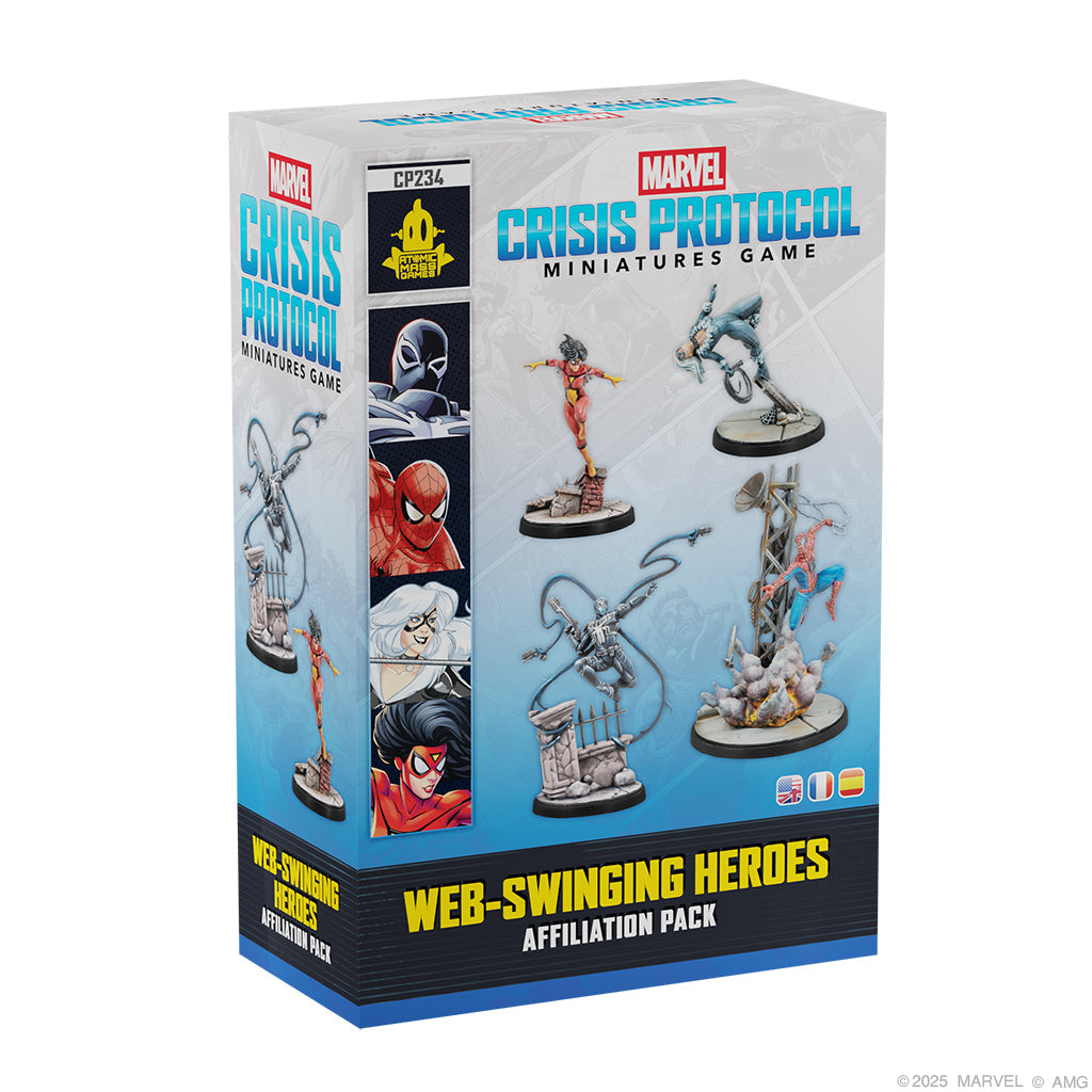 Marvel: Crisis Protocol - Web-Swinging Heroes - Brazos Valley Hobby & Games