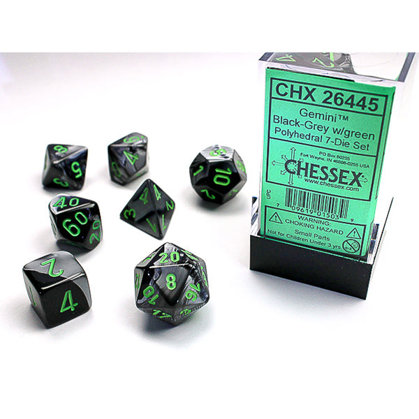 Chessex Gemini Series Polyhedral Dice Sets - Brazos Valley Hobby & Games