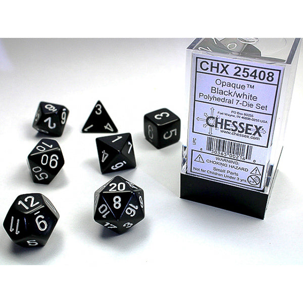 Chessex Opaque Series 7-Die Sets