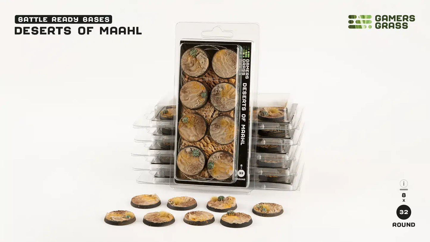 Gamers Grass: Deserts of Maahl Bases - Brazos Valley Hobby & Games
