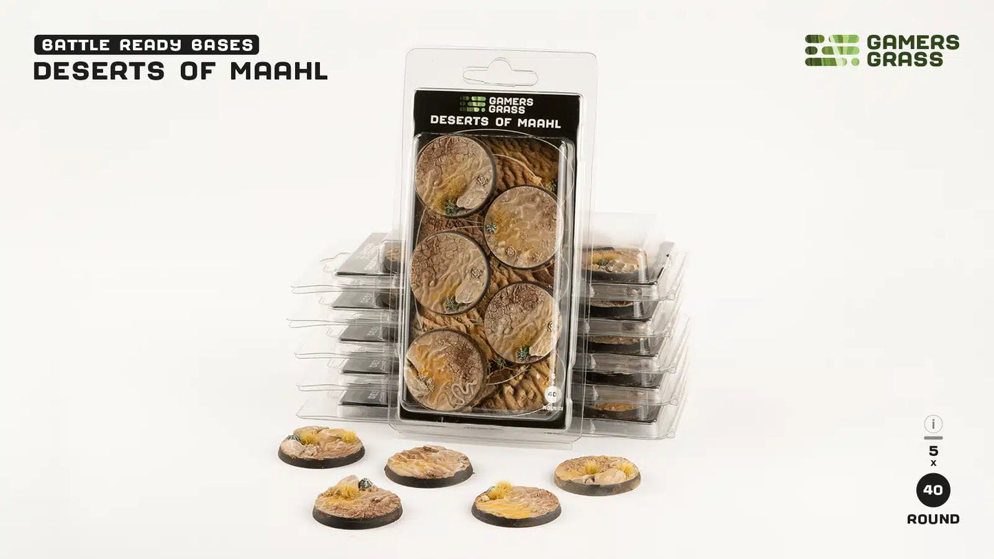Gamers Grass: Deserts of Maahl Bases - Brazos Valley Hobby & Games