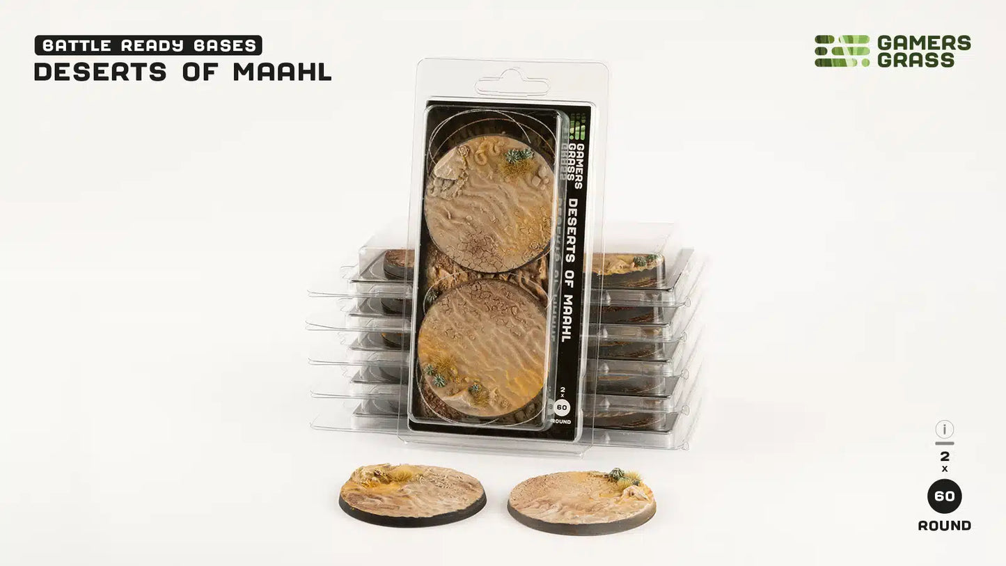 Gamers Grass: Deserts of Maahl Bases - Brazos Valley Hobby & Games