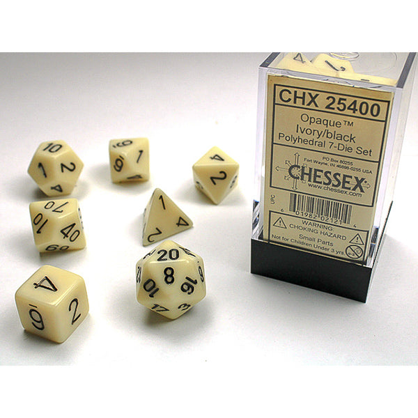 Chessex Opaque Series 7-Die Sets