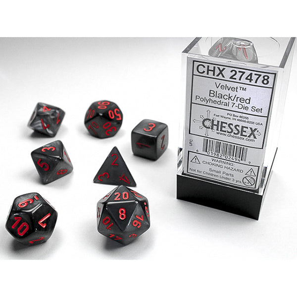 Chessex Velvet Series 7-Die Sets