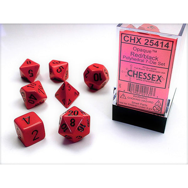Chessex Opaque Series 7-Die Sets