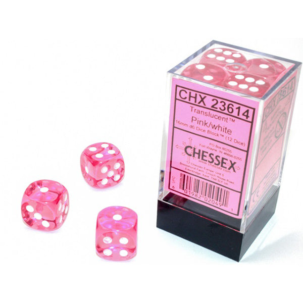 Chessex Translucent Series D6 Dice Sets - Brazos Valley Hobby & Games