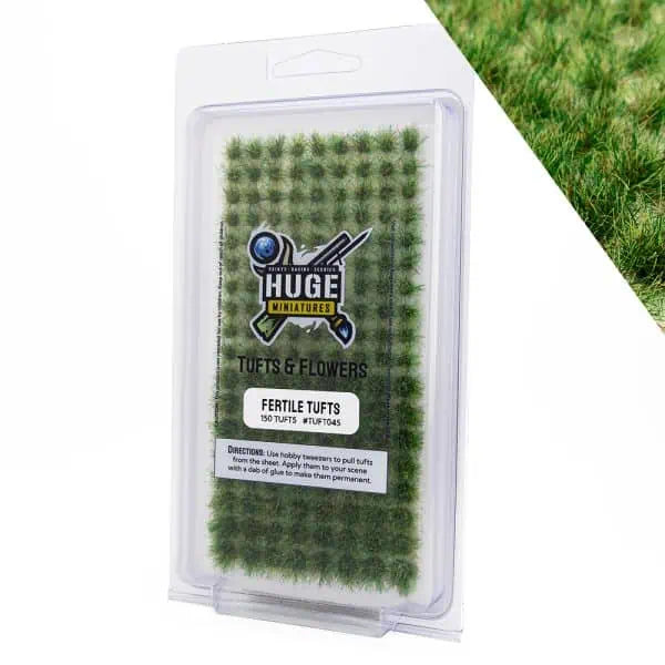 Huge Miniatures Grass Tufts - Brazos Valley Hobby & Games