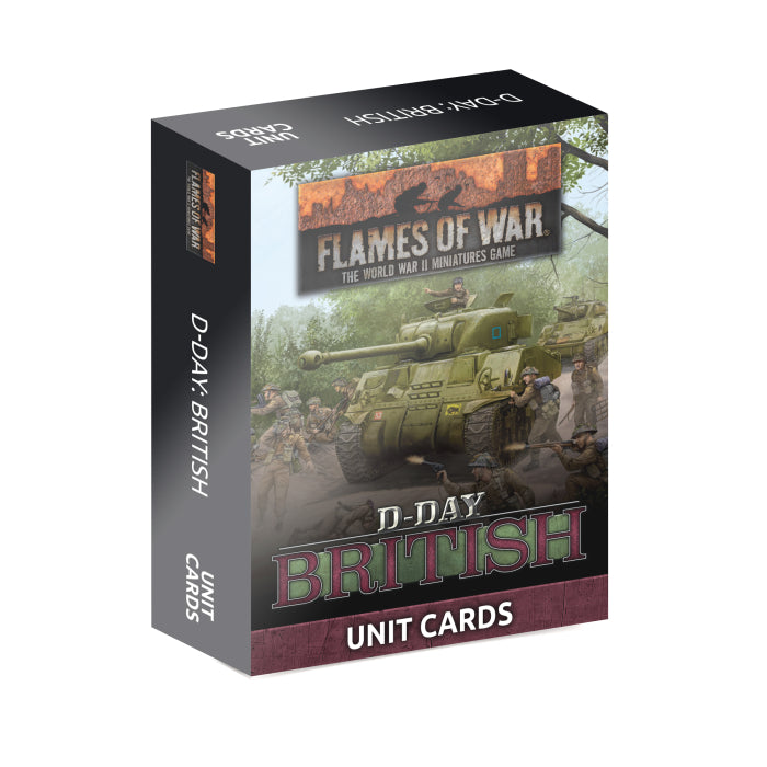 Flames of War - D-Day Unit Cards - Brazos Valley Hobby & Games