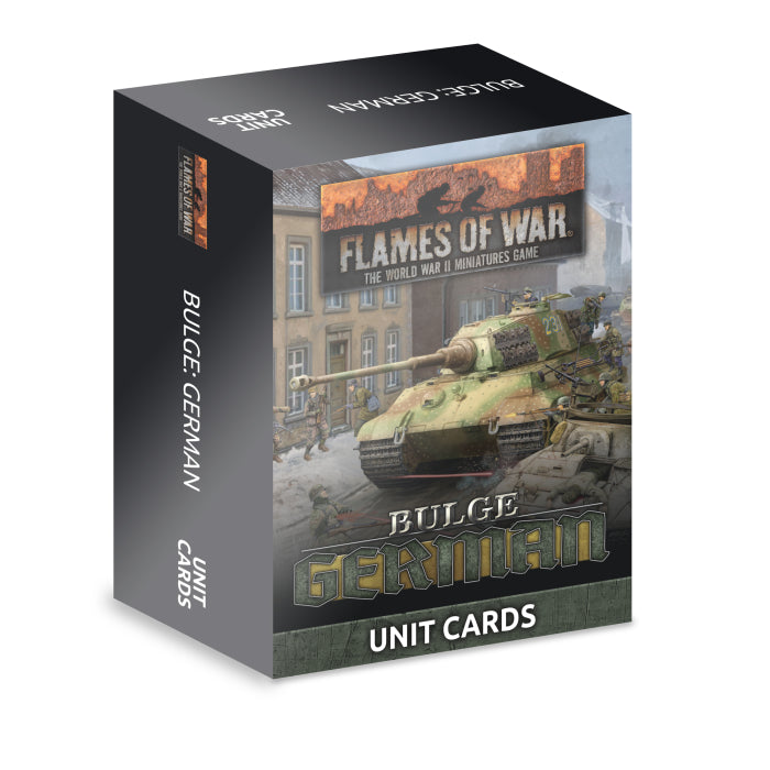 Flames of War - Bulge: German Unit Cards - Brazos Valley Hobby & Games