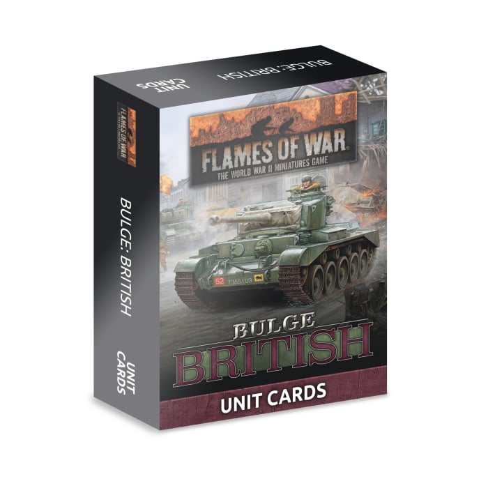 Flames of War - Bulge: British Unit Cards - Brazos Valley Hobby & Games