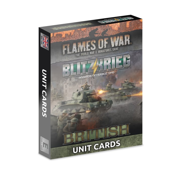Flames of War: Assorted Unit Cards