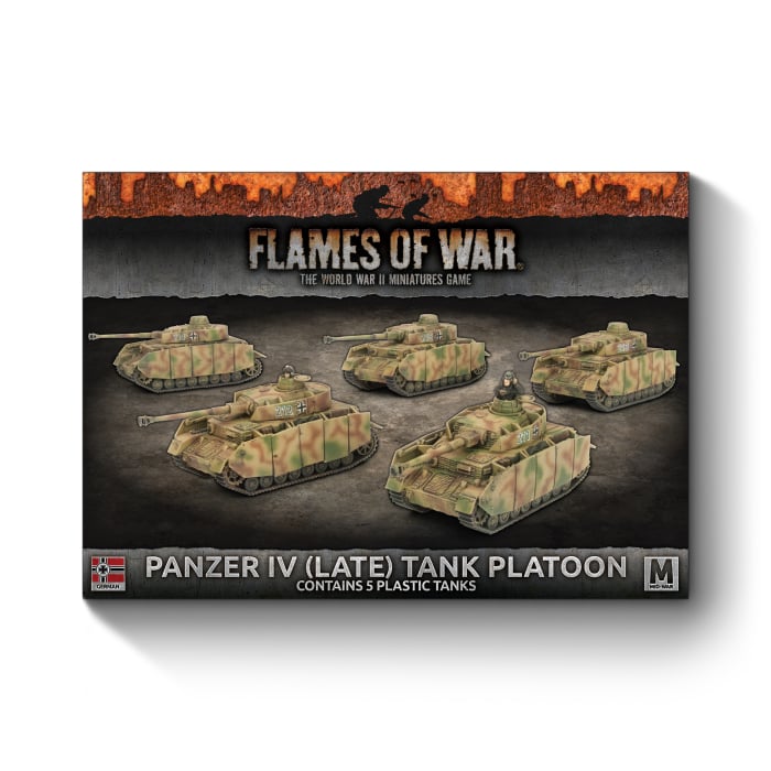Flames of War - Panzer IV (Late) Tank Platoon - Brazos Valley Hobby & Games