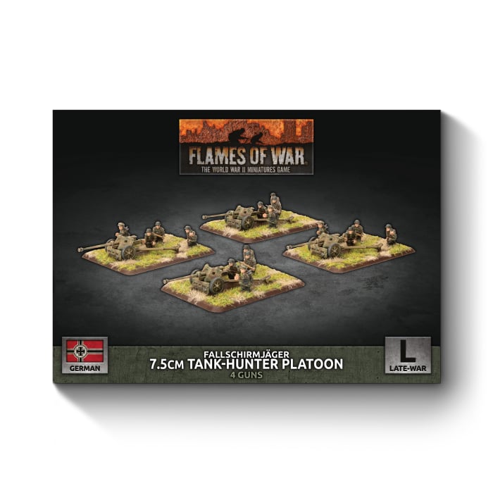 Flames of War - Fallschirmjäger 7.5cm Tank Hunter Platoon - Brazos Valley Hobby & Games