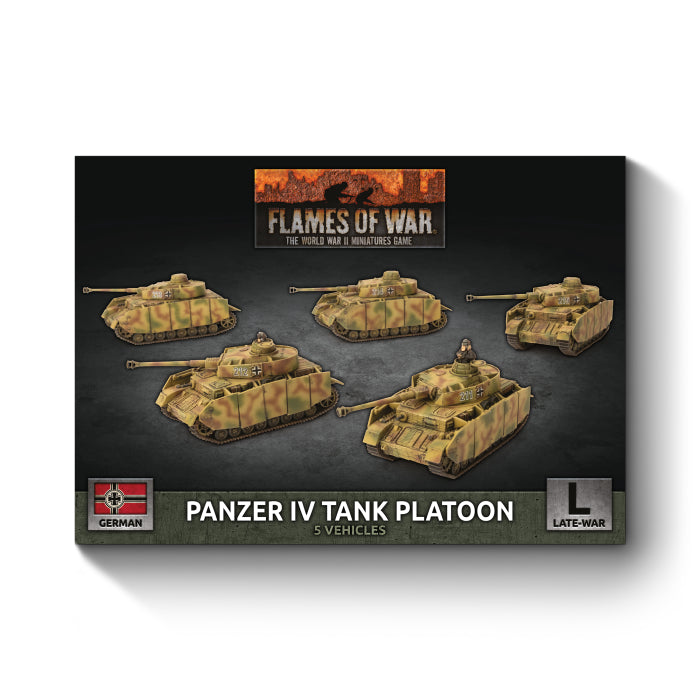 Flames of War - Panzer IV Tank Platoon - Brazos Valley Hobby & Games