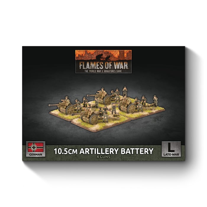 Flames of War - 10.5cm Artillery Battery - Brazos Valley Hobby & Games