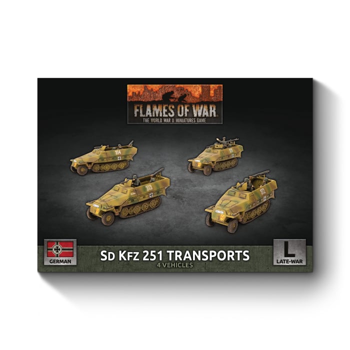 Flames of War - Sd Kfz 251 Transports - Brazos Valley Hobby & Games