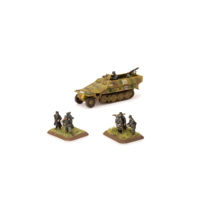 Flames of War - German Armoured Panzergrenadier Company HQ - Brazos Valley Hobby & Games