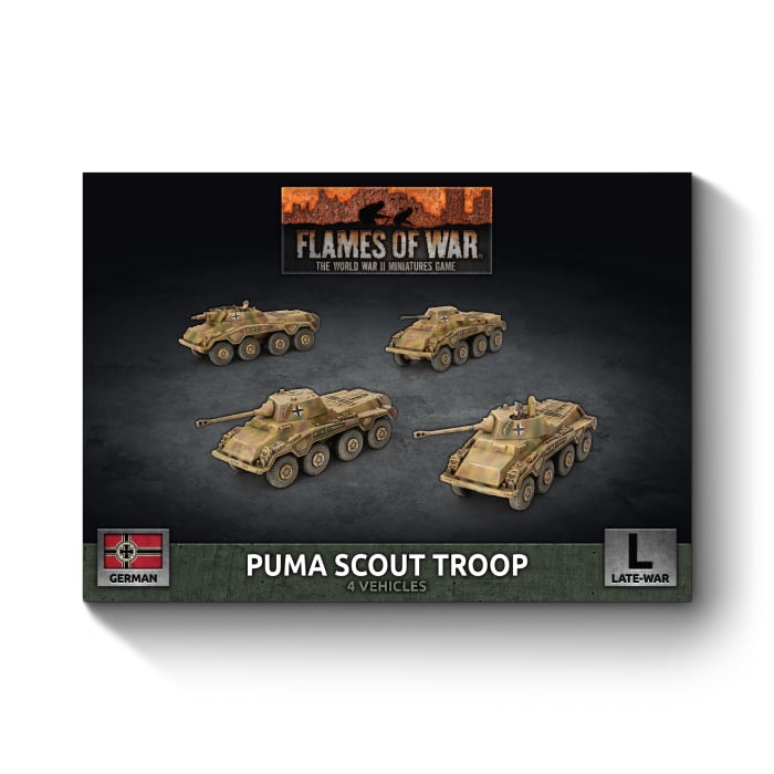 Flames of War - Puma Scout Troop - Brazos Valley Hobby & Games