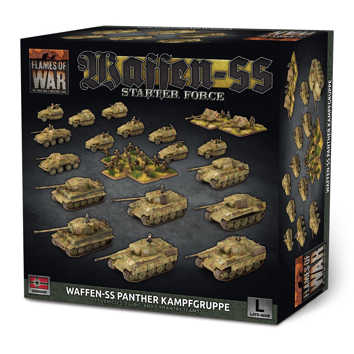 Flames of War - German Starter Army: Waffen-SS Panther Kampfgruppe - Brazos Valley Hobby & Games
