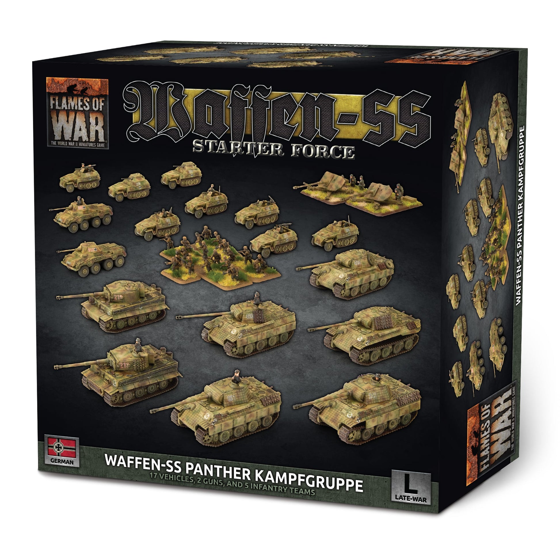 Flames of War - German Starter Army: Waffen-SS Panther Kampfgruppe - Brazos Valley Hobby & Games