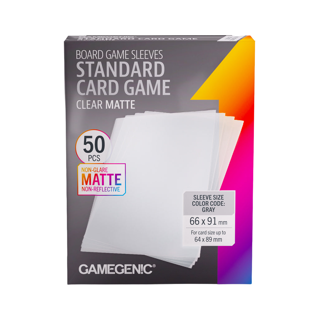 Gamegenic: Card Game Sleeves - Clear Matte