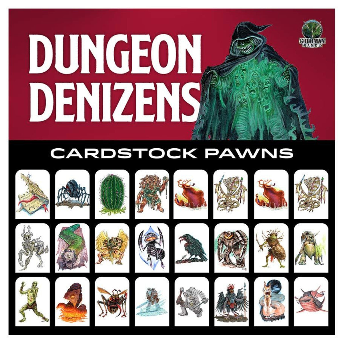 System Neutral Dungeon Denizens - Cardstock Pawns - Brazos Valley Hobby & Games