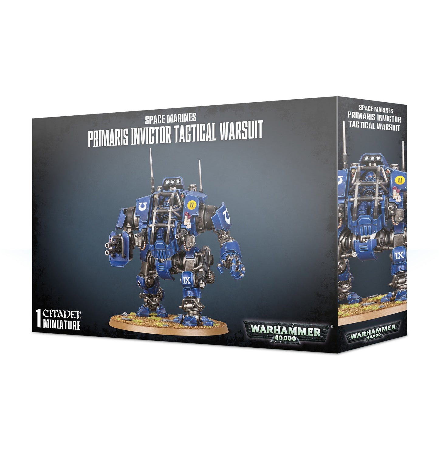 Space Marines: Primaris Invictor Tactical Warsuit - Brazos Valley Hobby & Games