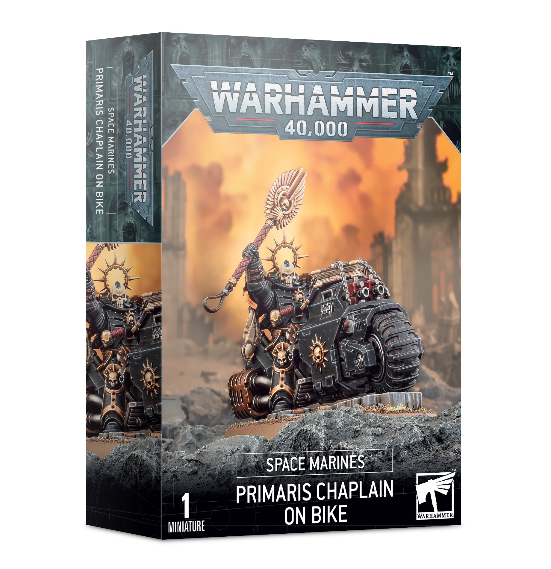 Space Marines: Primaris Chaplain on Bike - Brazos Valley Hobby & Games