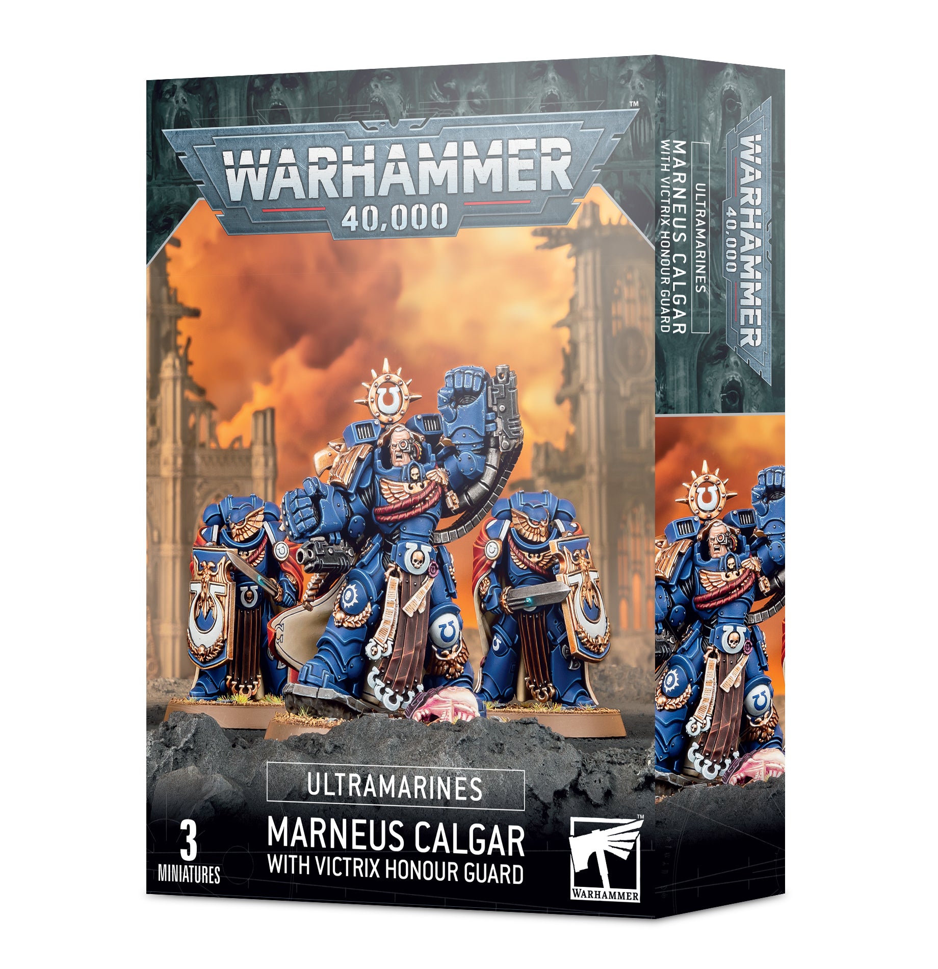 Space Marines: Ultramarines - Marneus Calgar with Victrix Honour Guard - Brazos Valley Hobby & Games