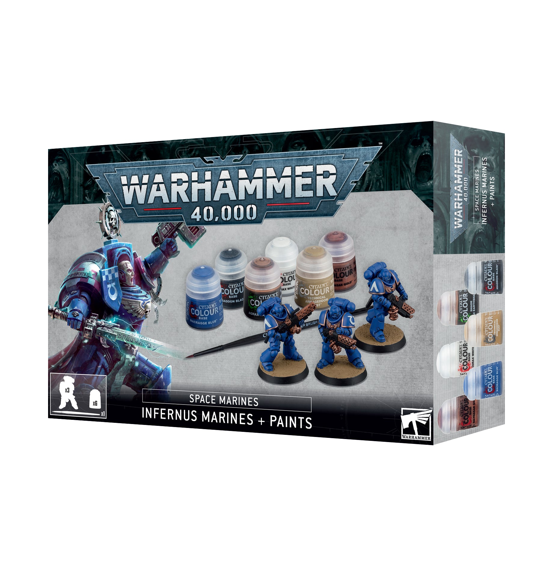 Warhammer 40,000: Infernus Marines & Paints Kit - Brazos Valley Hobby & Games