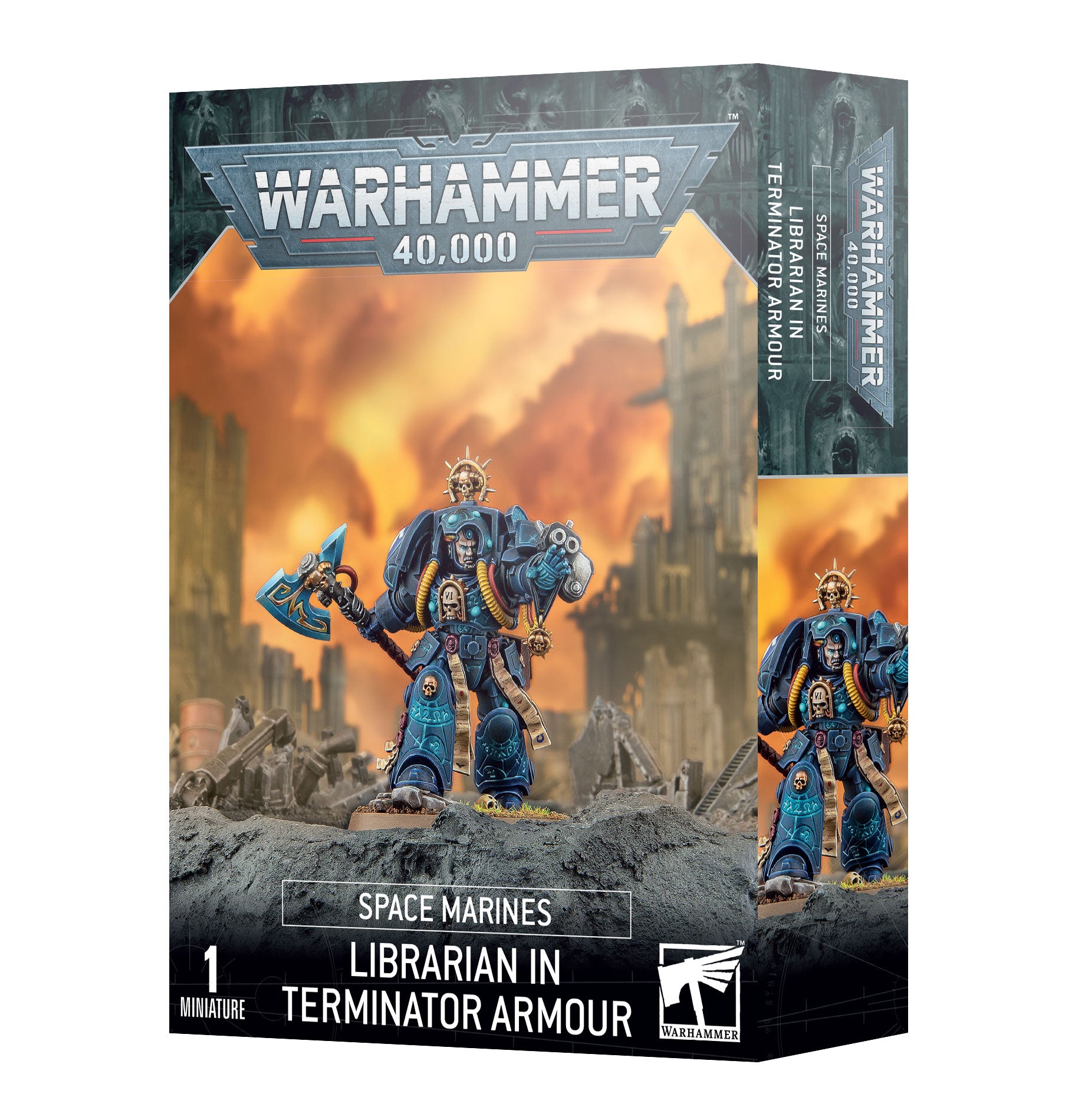 Space Marines: Librarian in Terminator Armour - Brazos Valley Hobby & Games