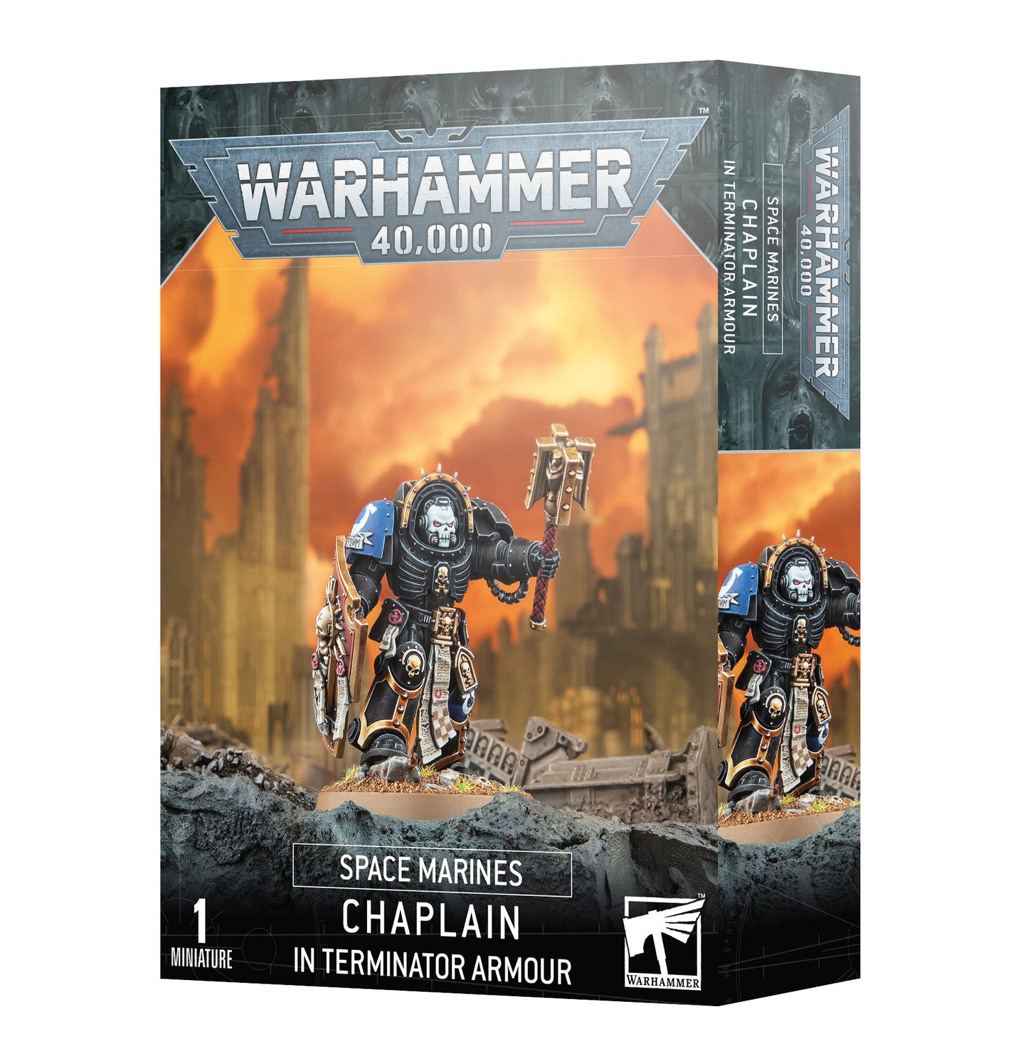 Space Marines: Chaplain in Terminator Armour - Brazos Valley Hobby & Games