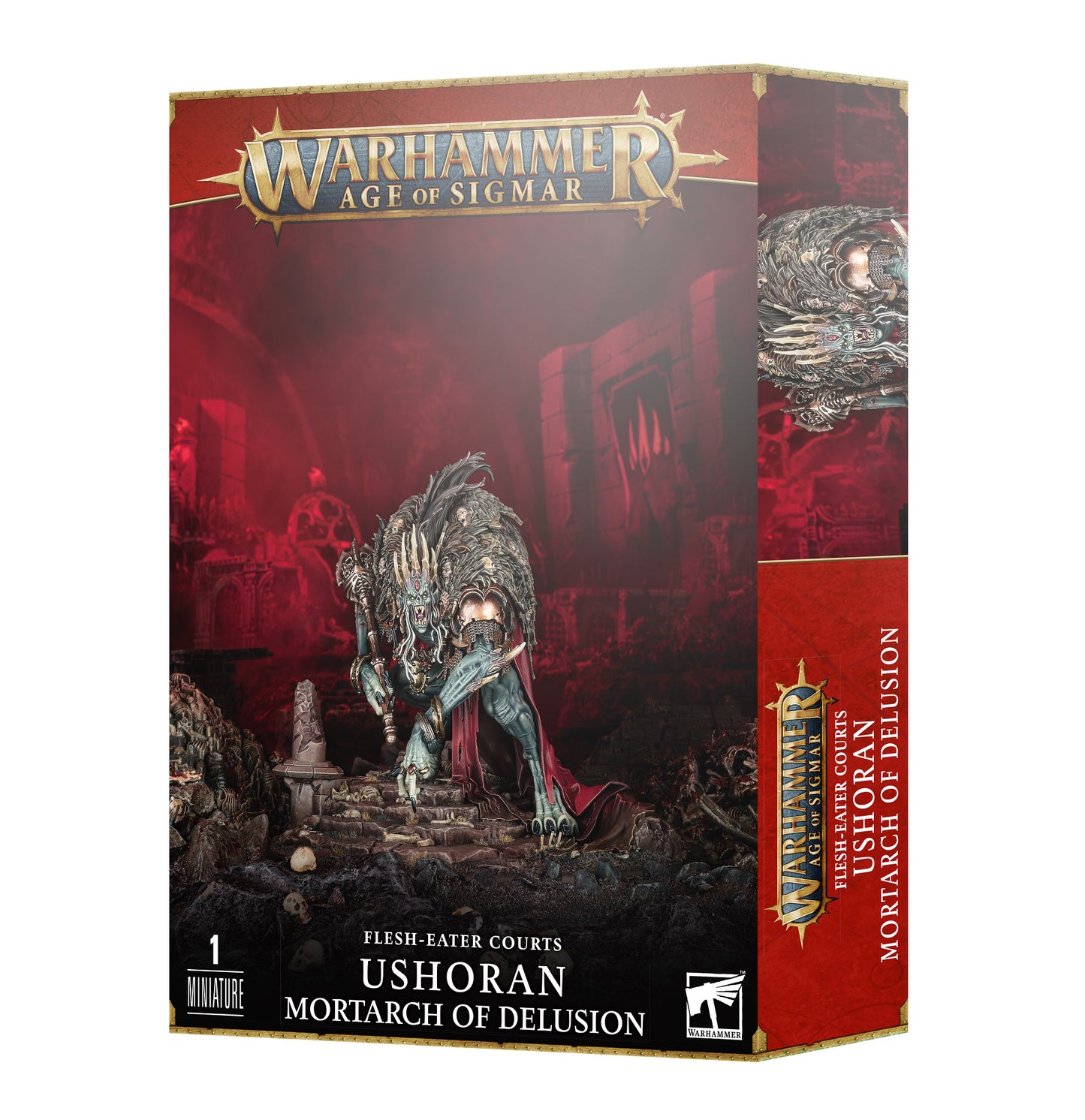 Miniature figurine box for Warhammer - Age of Sigmar: Ushoran.