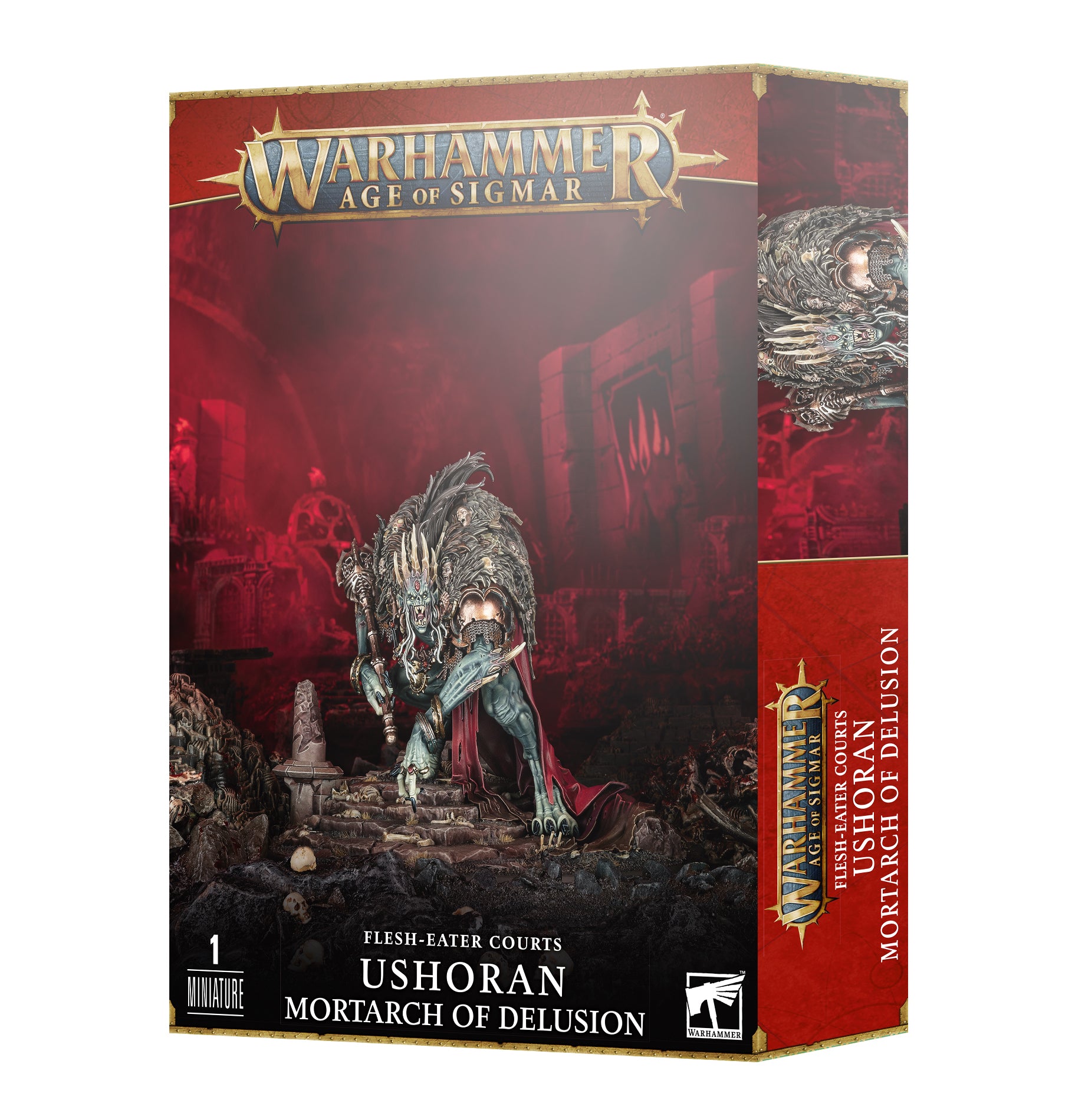 Miniature figurine box for Warhammer - Age of Sigmar: Ushoran.