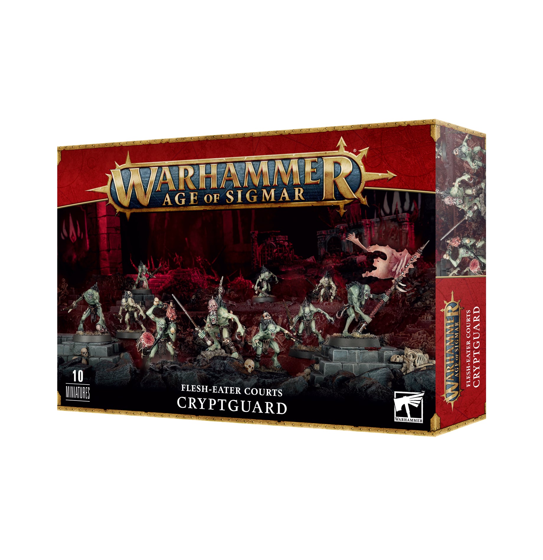 WarHammer, age of sigmar, Cryptguard figurines. 