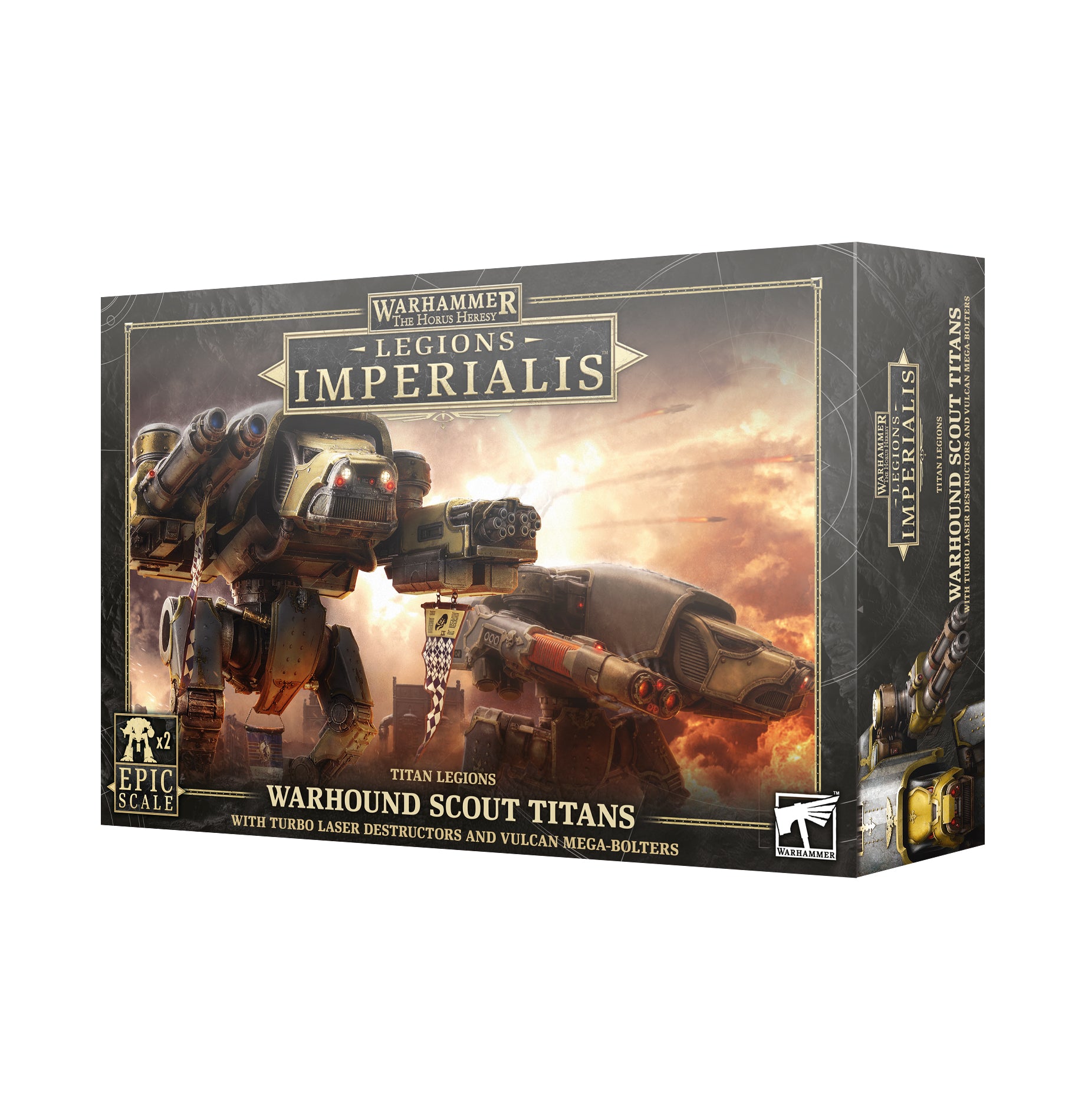 Adeptus Titanicus: Warhound Scout Titans - Brazos Valley Hobby & Games