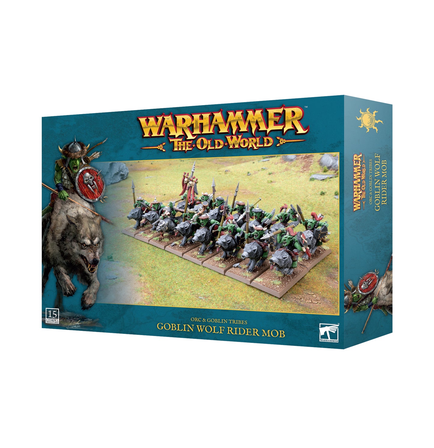 Orc & Goblin Tribes: Goblin Wolf Rider Mob - Brazos Valley Hobby & Games
